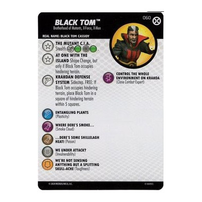 Figura de Heroclix - Black Tom 060