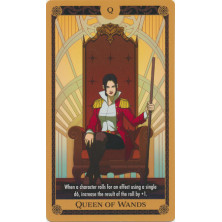 Tarjeta de Marvel Heroclix - Tarot - Queen of Wands