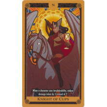 Tarjeta de Marvel Heroclix - Tarot - Knight of cups