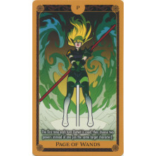 Tarjeta de Marvel Heroclix - Tarot - Page of Wands