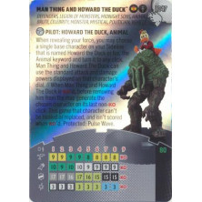 Tarjeta de Heroclix - Man Thing and Howard the Duck L047