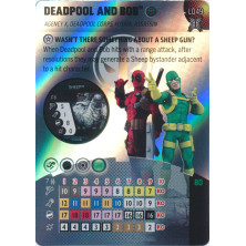 Tarjeta de Heroclix - Deadpool and Bob Legacy L049